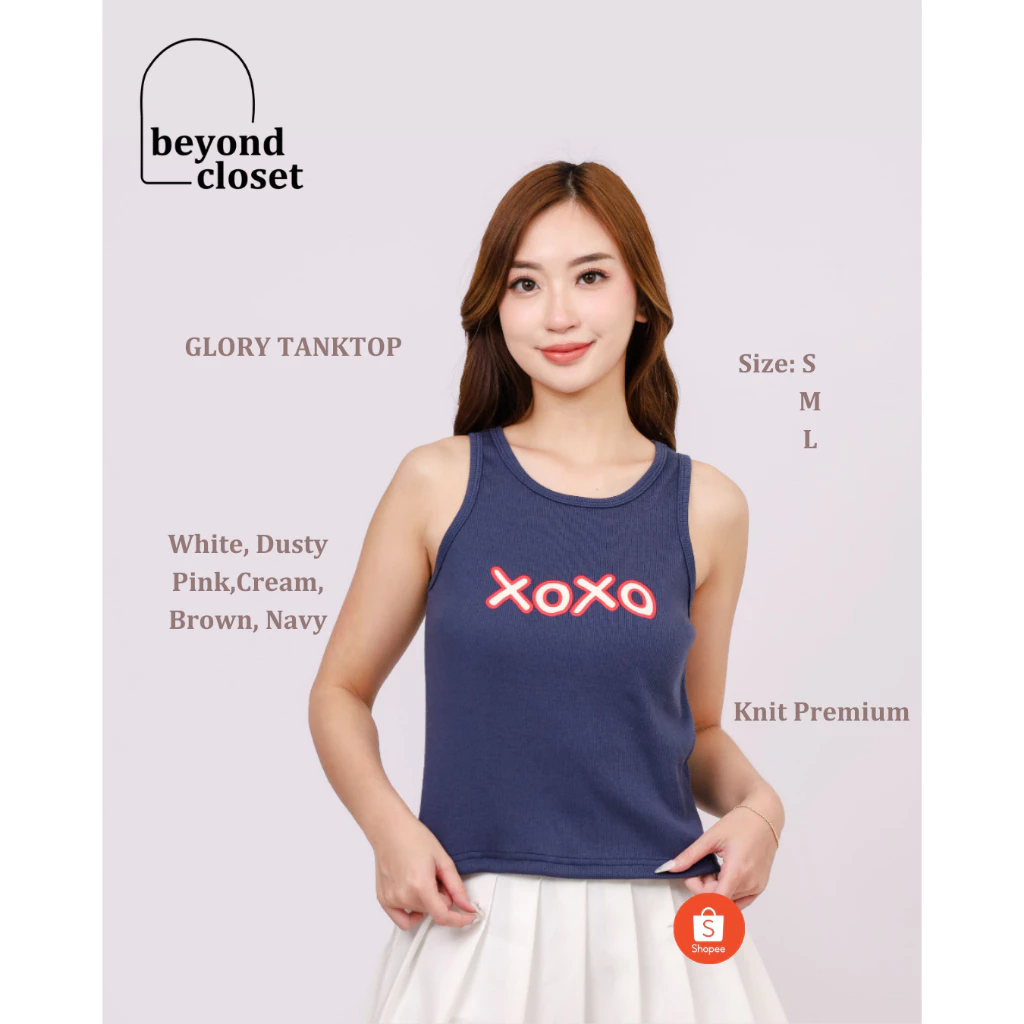 Beyond Closet Glory Tanktop | Atasan Wanita Sleeveless Casual SImple High Quality Modern