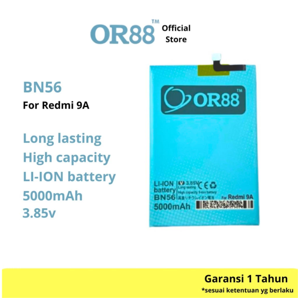 OR88 Batre batery baterai double power xiaomi Redmi 9A / redmi 9c / Poco M2 Pro / BN56